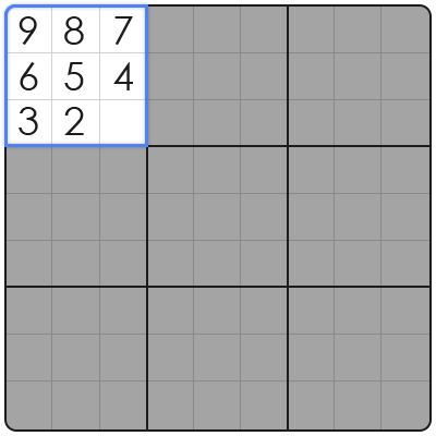 1 sudoku